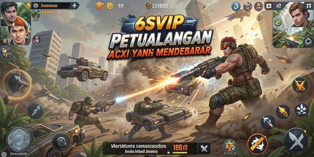 Gameplay seru dengan aksi mendebarkan di 6SVIP.