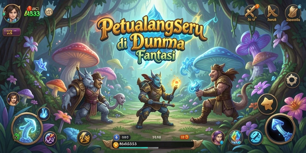 Tampilan gameplay ABC33 yang penuh aksi dan petualangan seru.