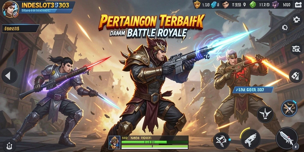 Tangkapan layar mendebarkan dari pertempuran di INDESLOT303.