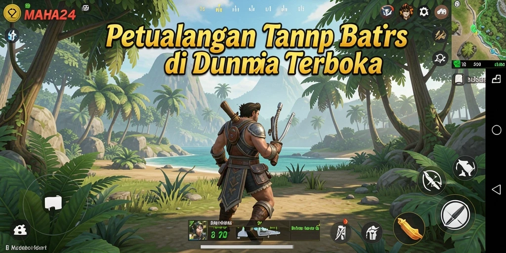 Tangkapan layar dari gameplay Open World yang menakjubkan di MAHA24.