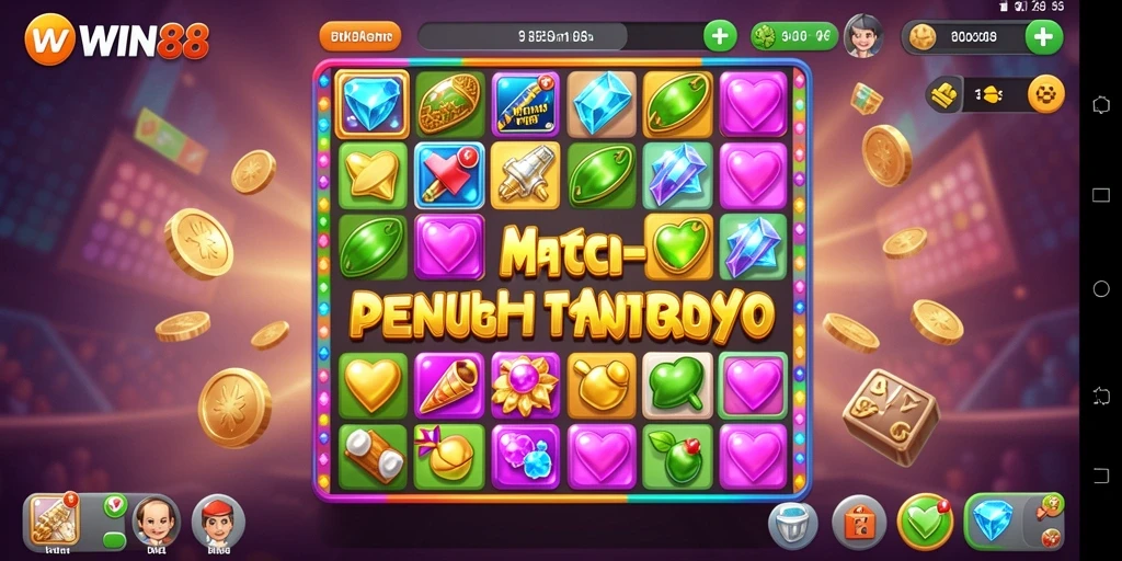 Gameplay seru dan penuh warna dalam WIN88.