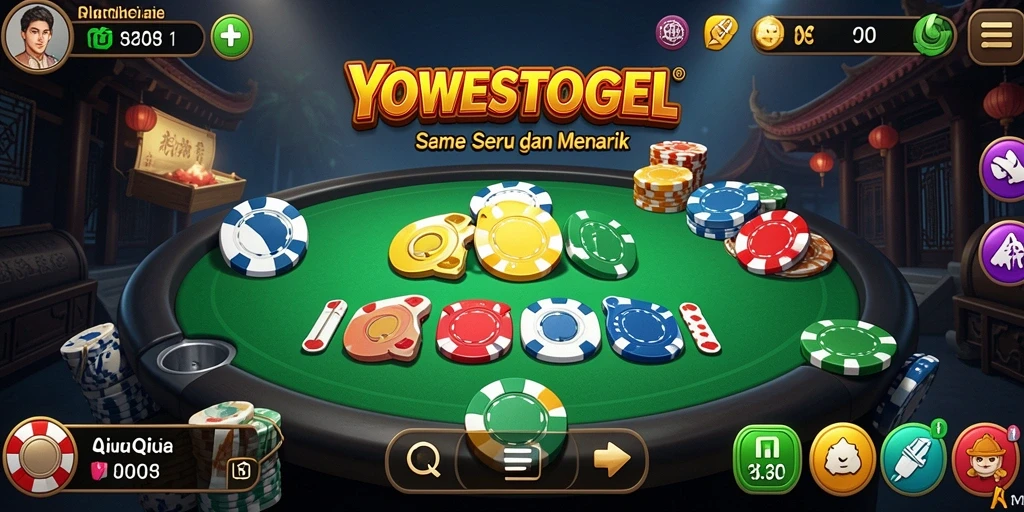 Tampilan gameplay QiuQiu yang menarik dan kompetitif.