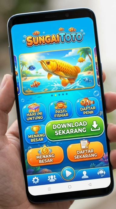 Screenshot antarmuka pengguna yang sederhana di sungaitoto.